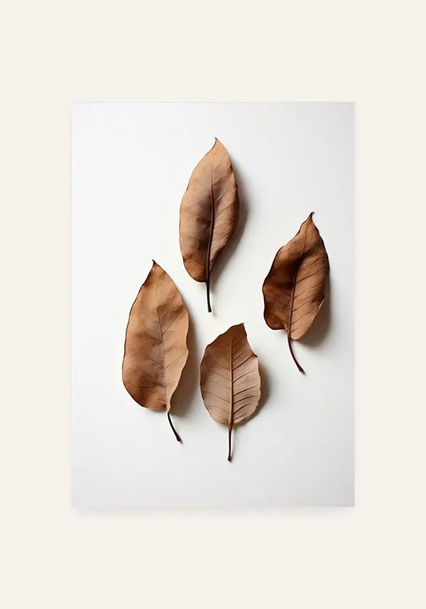 Quadro Folhas Marrom II
