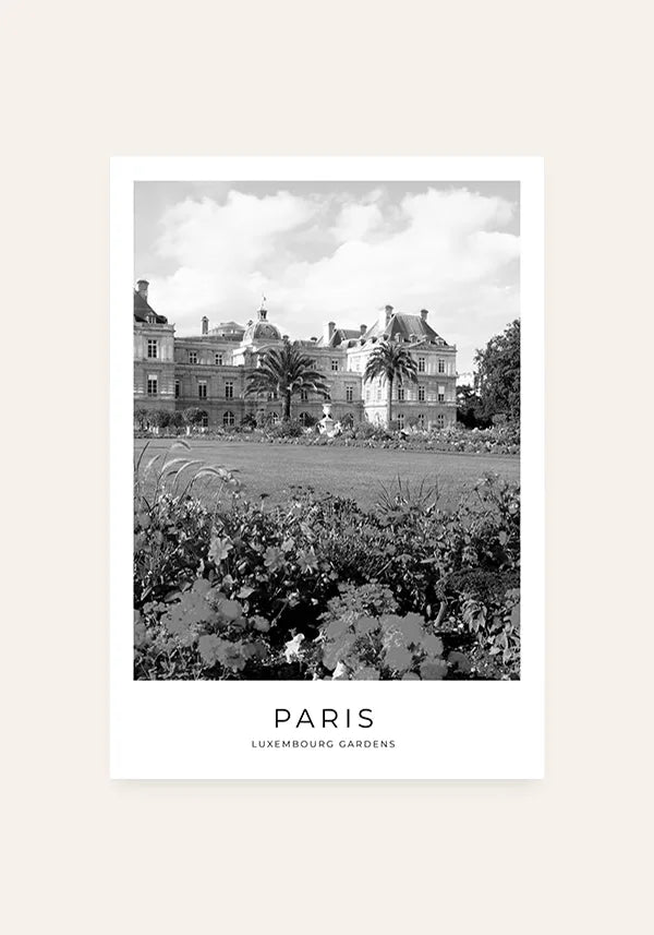 Quadro de Paris Jardim de Luxemburgo