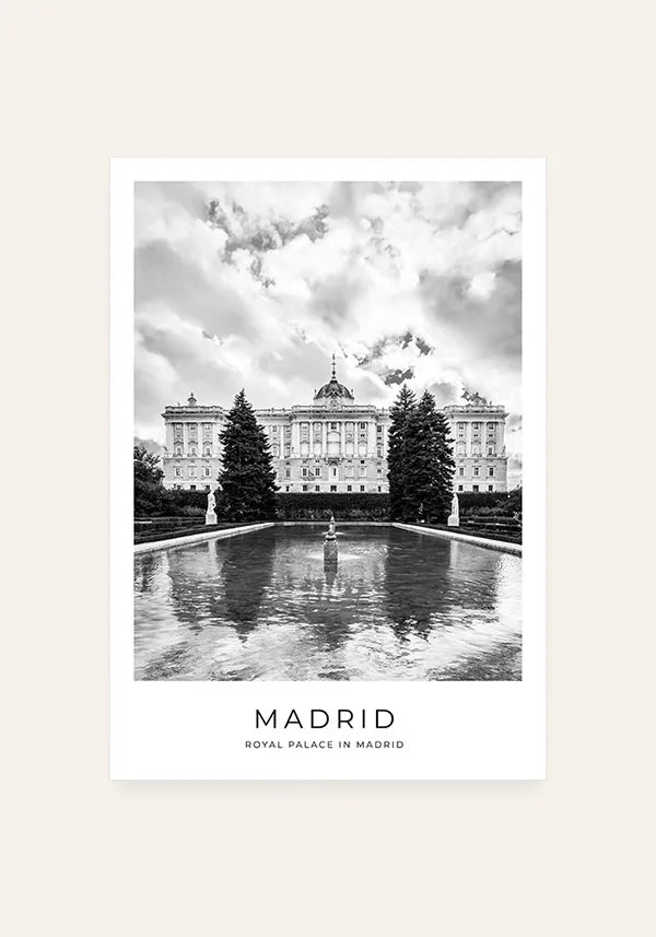 Quadro Palácio Real de Madri Fotografia