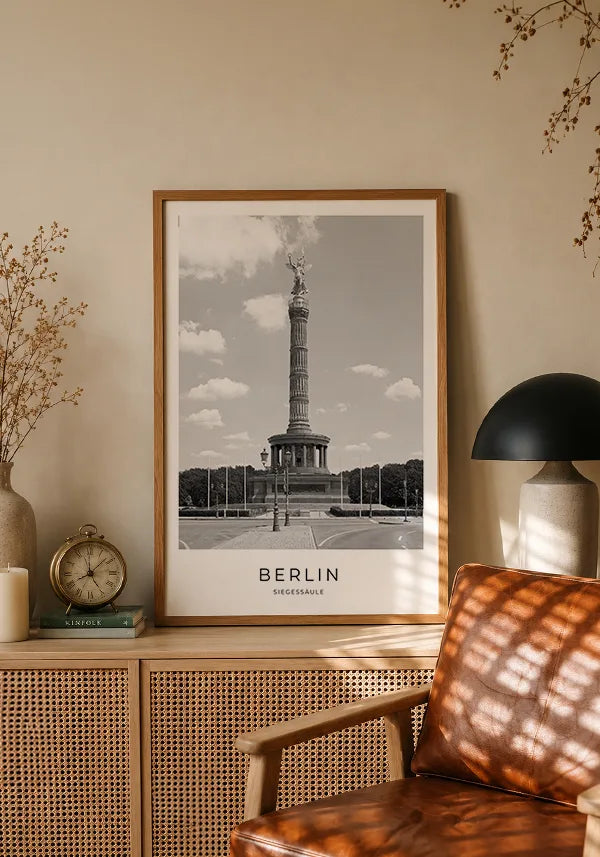 Quadro Decorativo Berlim Obelisco da Vitória no ambiente