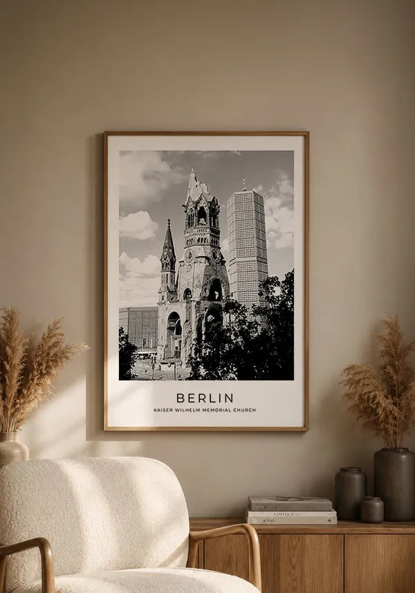 Quadro Berlim Igreja Memorial do Kaiser Wilhelm