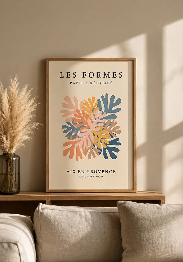 Quadro Matisse Inspired Les Formes Abstrato