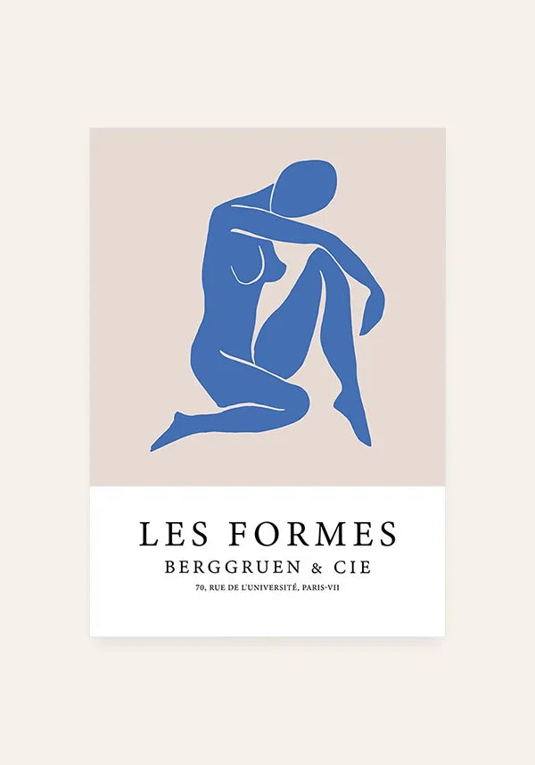 Quadro Matisse Inspired Coleção Linhas Femininas I
