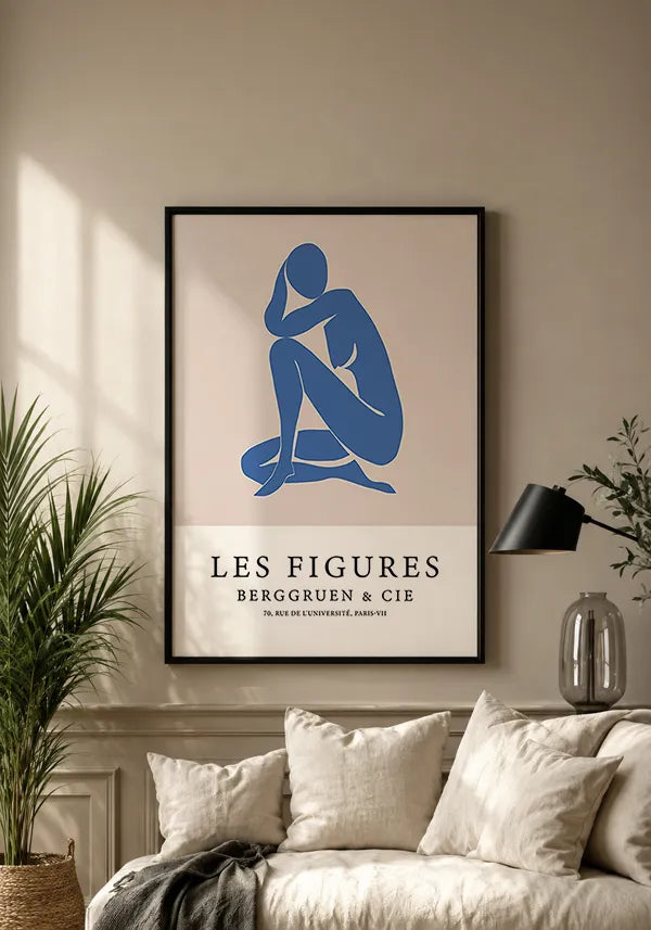 Quadro Matisse Inspired Coleção Linhas Femininas III