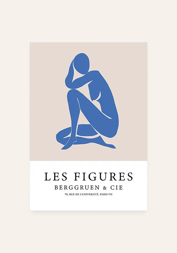 Quadro Matisse Inspired Coleção Linhas Femininas III