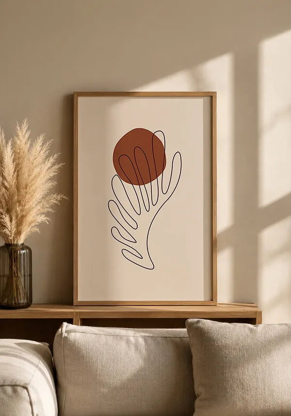 Quadro Matisse Inspired Coleção Marrom I