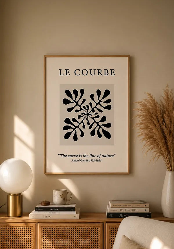 Quadro Matisse Inspired Curvas em Preto I