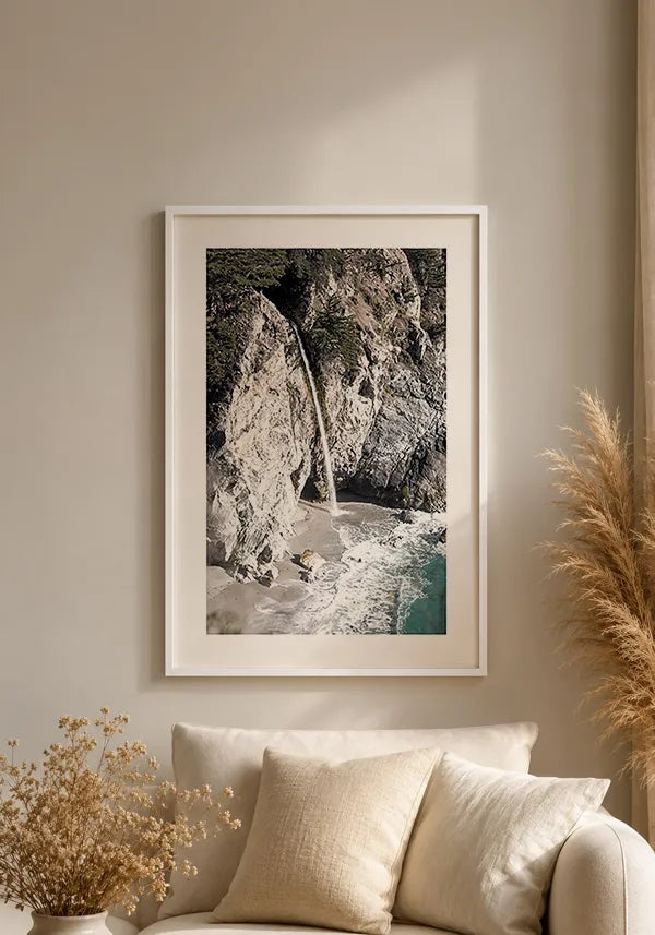 Quadro Penhasco do Mar com Borda