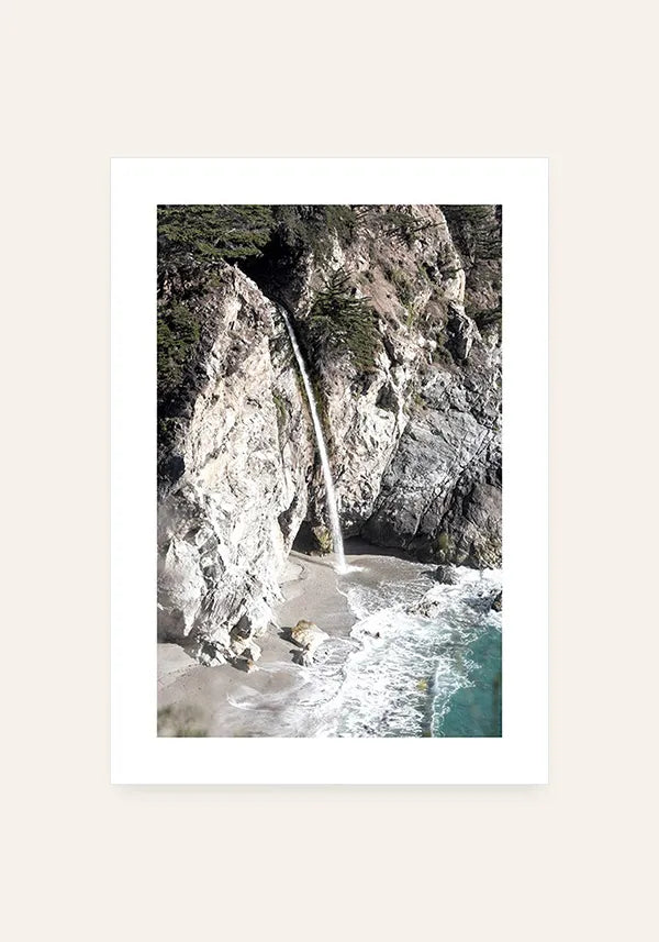 Quadro Penhasco do Mar com Borda
