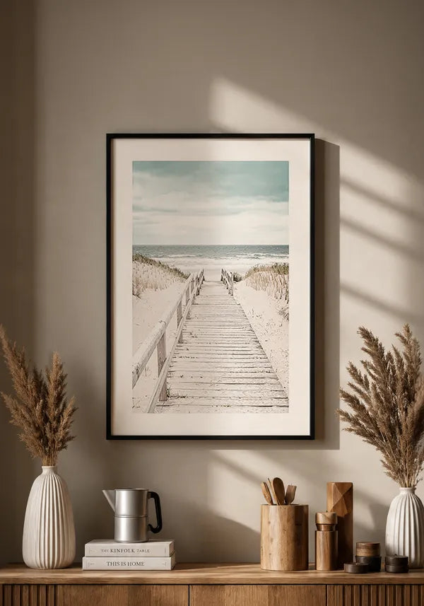 Quadro Caminho para o Mar com Borda