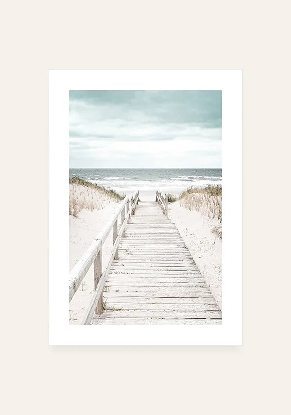 Quadro Caminho para o Mar com Borda