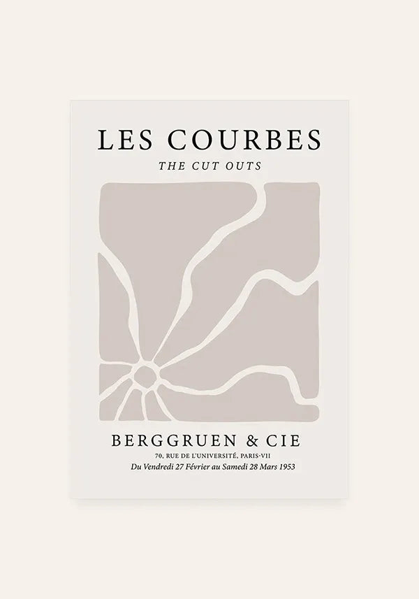 Quadro Matisse Inspired Art Les Courbes I