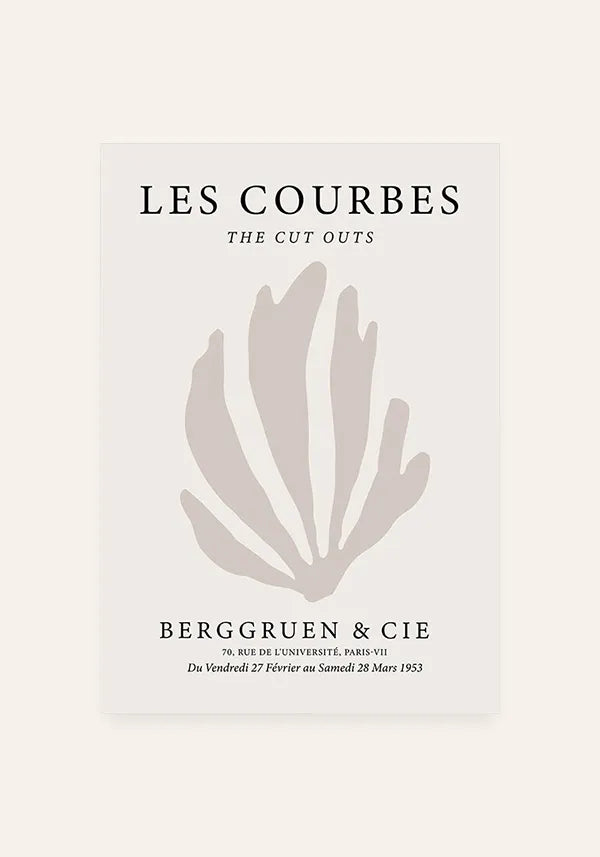 Quadro Matisse Inspired Art Les Courbes II