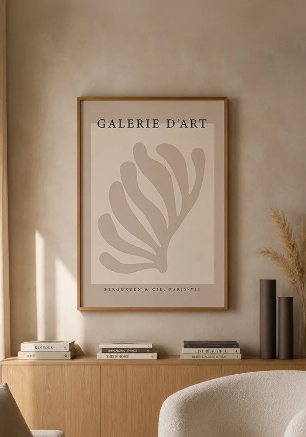 Quadro Matisse Inspired Art Folhagem Abstrata