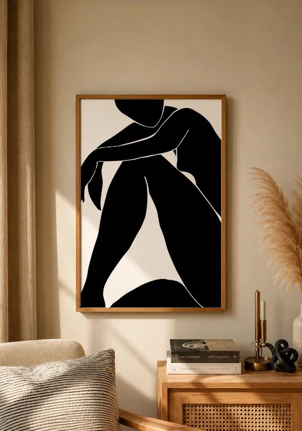 Quadro Matisse Inspired Art Silhuetas Close-up I