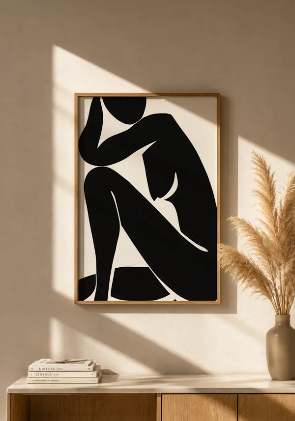 Quadro Matisse Inspired Art Silhuetas Close-up III