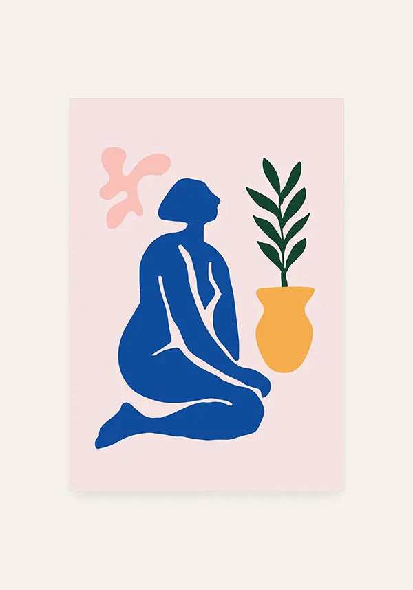 Quadro Matisse Inspired Art Brave Woman I
