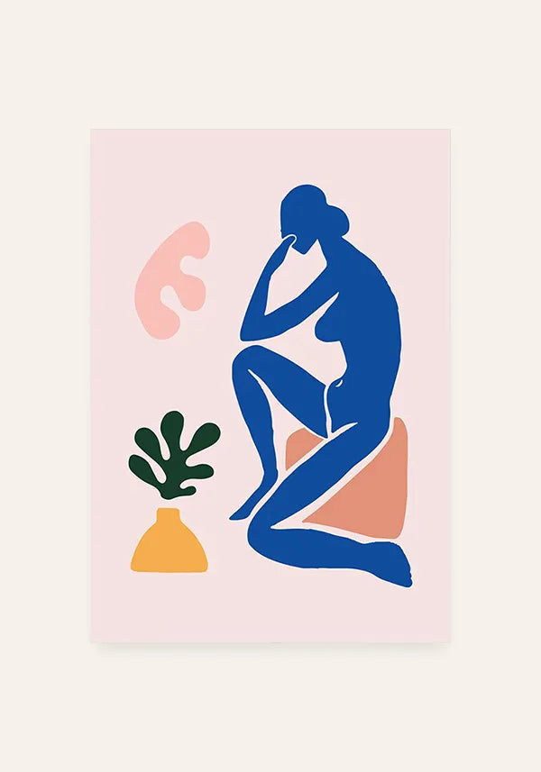 Quadro Matisse Inspired Art Brave Woman III