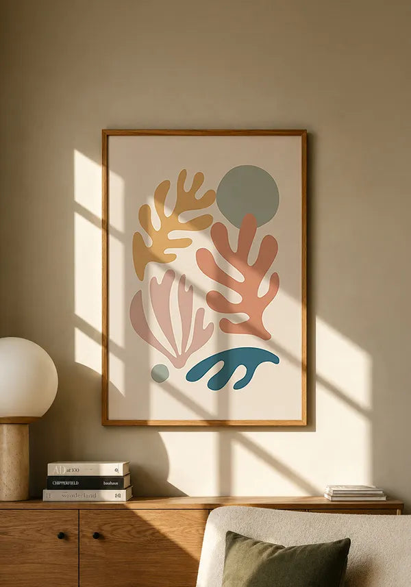 Quadro Matisse Inspired Curvas & Cores I