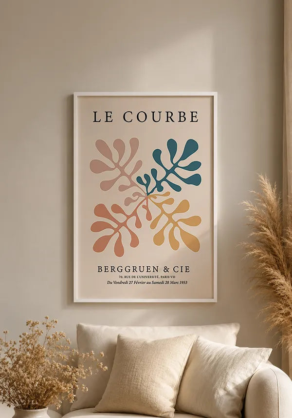 Quadro Matisse Inspired Curvas & Cores II