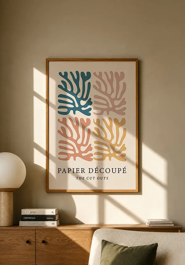 Quadro Matisse Inspired Curvas & Cores III