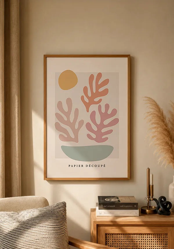 Quadro Matisse Inspired Curvas & Cores IV