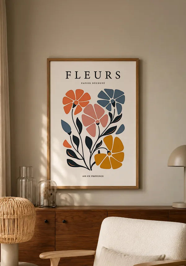 Quadro Matisse Inspired Les Fleurs I