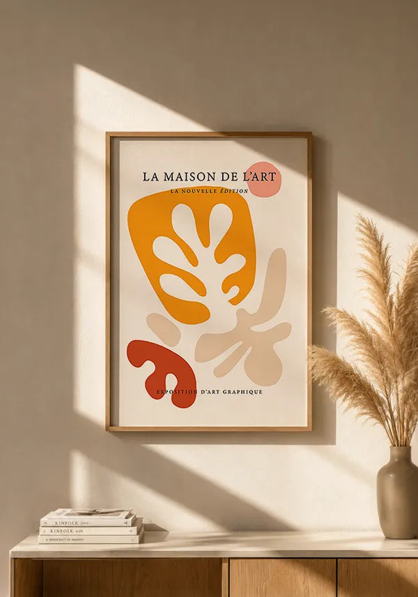 Quadro Matisse Inspired La Maison de L'art em Terracota II