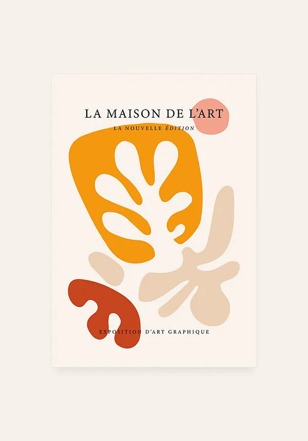 Quadro Matisse Inspired La Maison de L'art em Terracota II