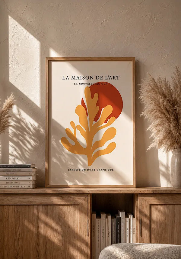 Quadro Matisse Inspired La Maison de L'art em Terracota IV