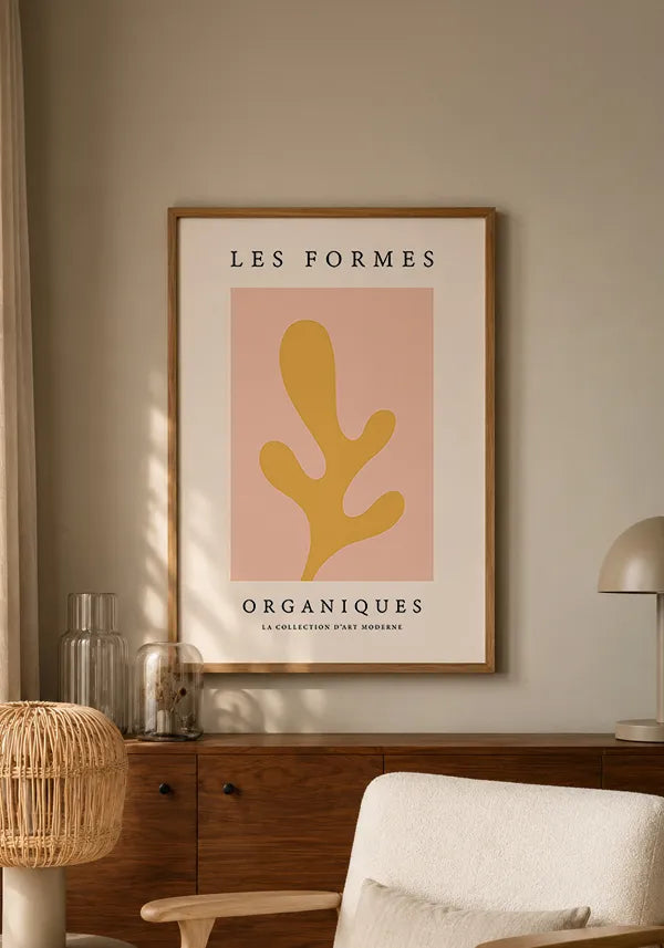 Quadro Matisse Inspired Art Formes Organiques I
