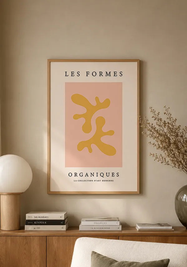 Quadro Matisse Inspired Art Formes Organiques II