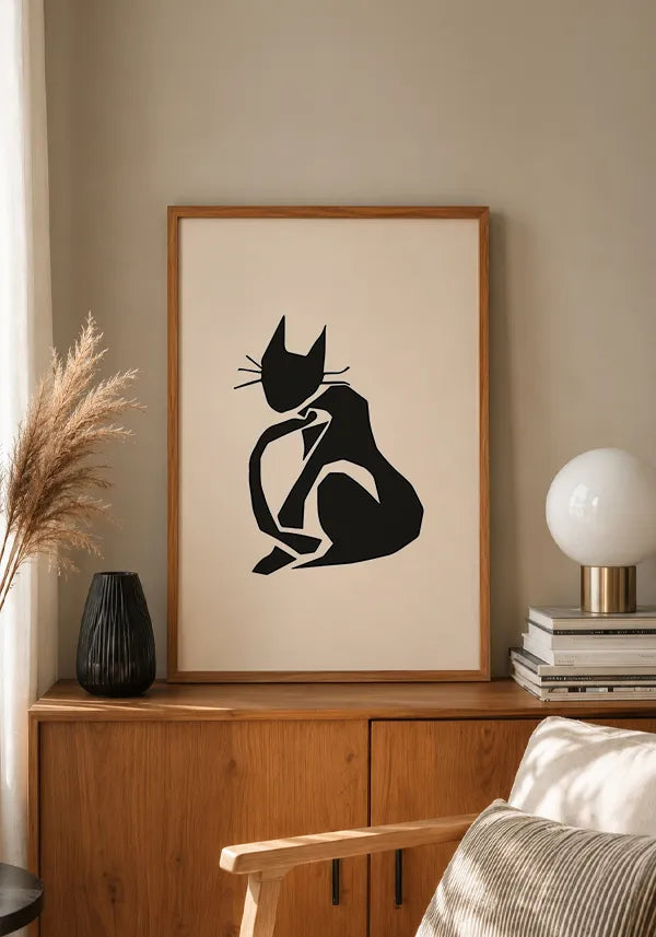 Quadro Matisse Inspired Art O Gato