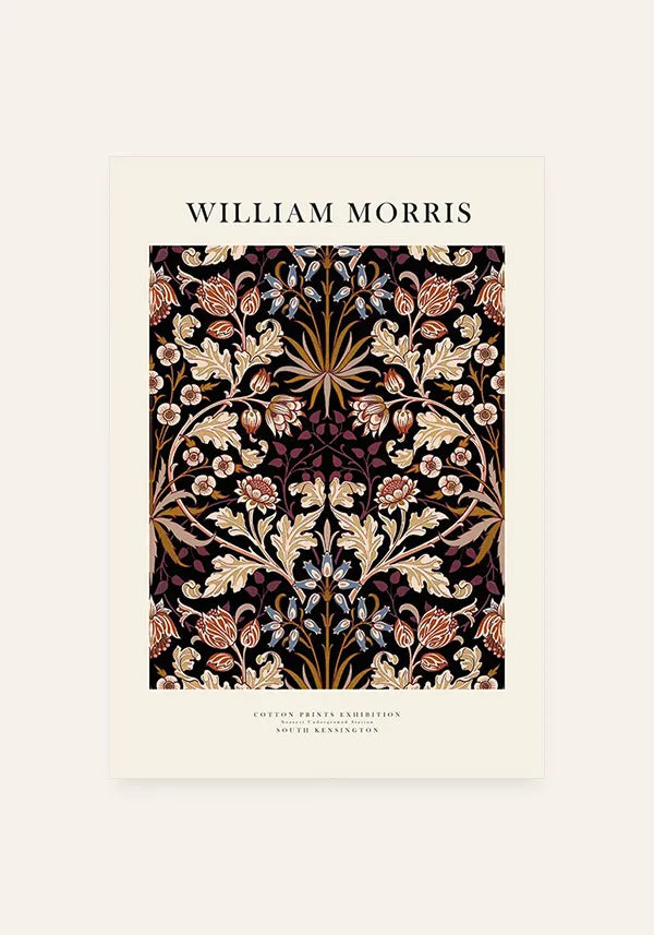 Quadro William Morris Hyacinth Black