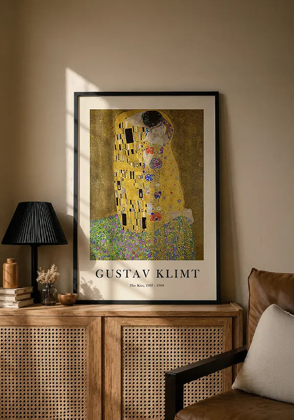Quadro Gustav Klimt O Beijo
