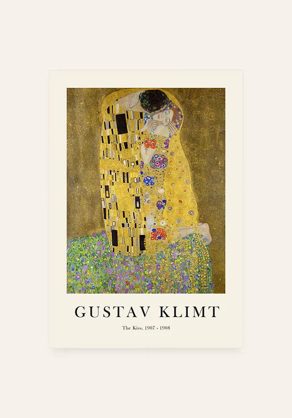 Quadro Gustav Klimt O Beijo