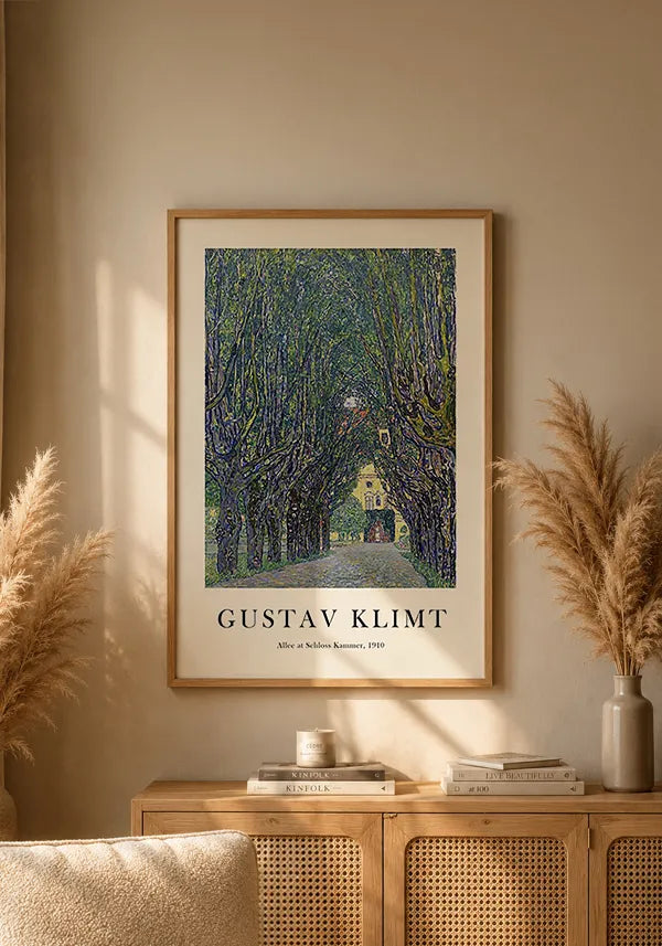Quadro Gustav Klimt Allee at Schloss Kammer