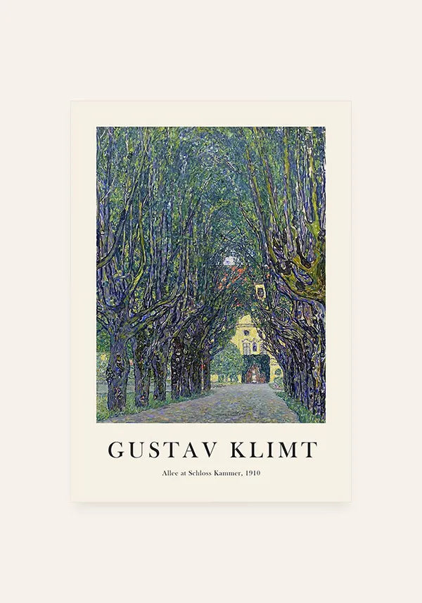 Quadro Gustav Klimt Allee at Schloss Kammer
