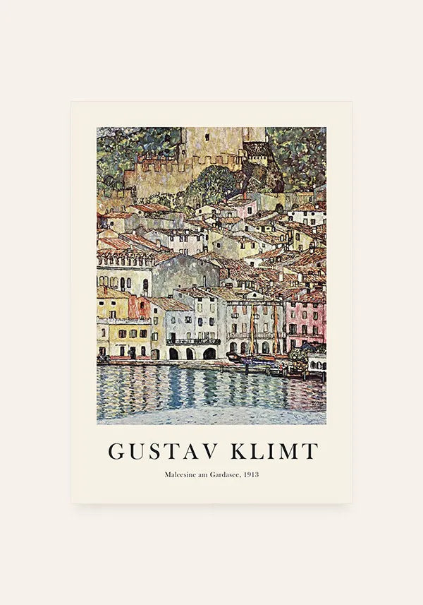 Quadro Gustav Klimt Malcesine am Gardasee