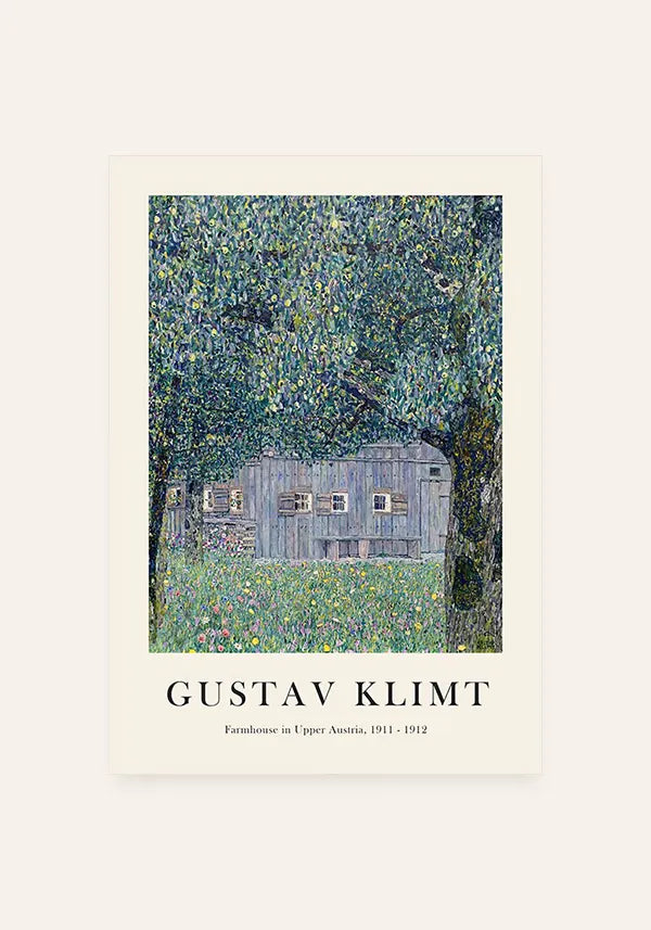 Quadro Gustav Klimt Farmhouse in Upper Austria