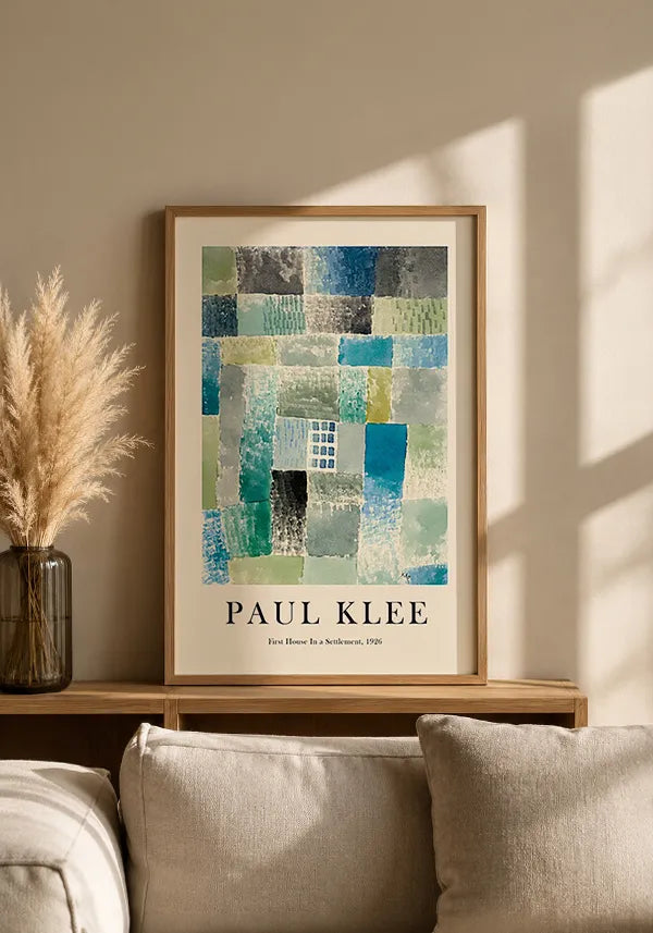 Quadro Paul Klee First House in a Settlement