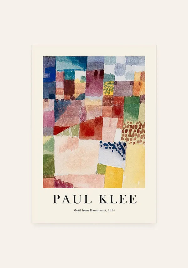Quadro Paul Klee Motif from Hammamet