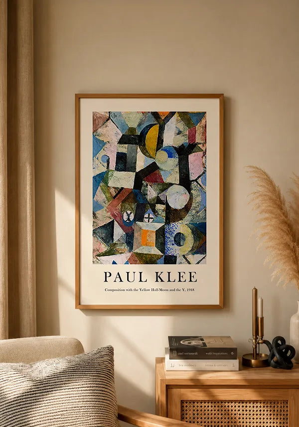 Quadro Composition with the Yellow Half-Moon and the Y