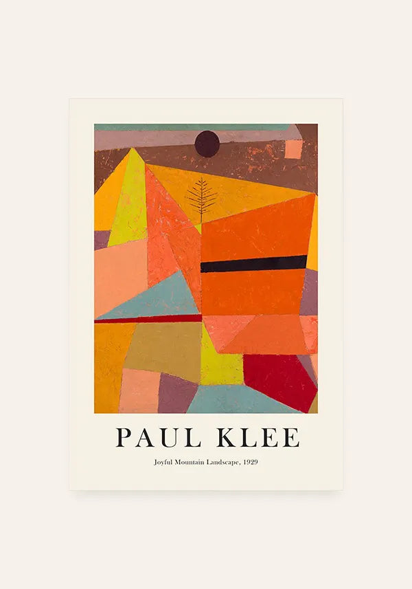Quadro Paul Klee Joyful Mountain Landscape
