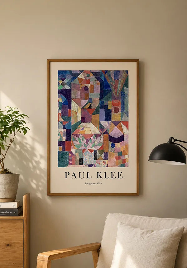 Quadro Paul Klee Burggarten