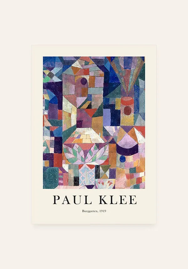 Quadro Paul Klee Burggarten