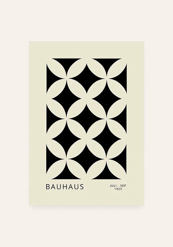 Quadro Bauhaus 1923 Geometria Estelar