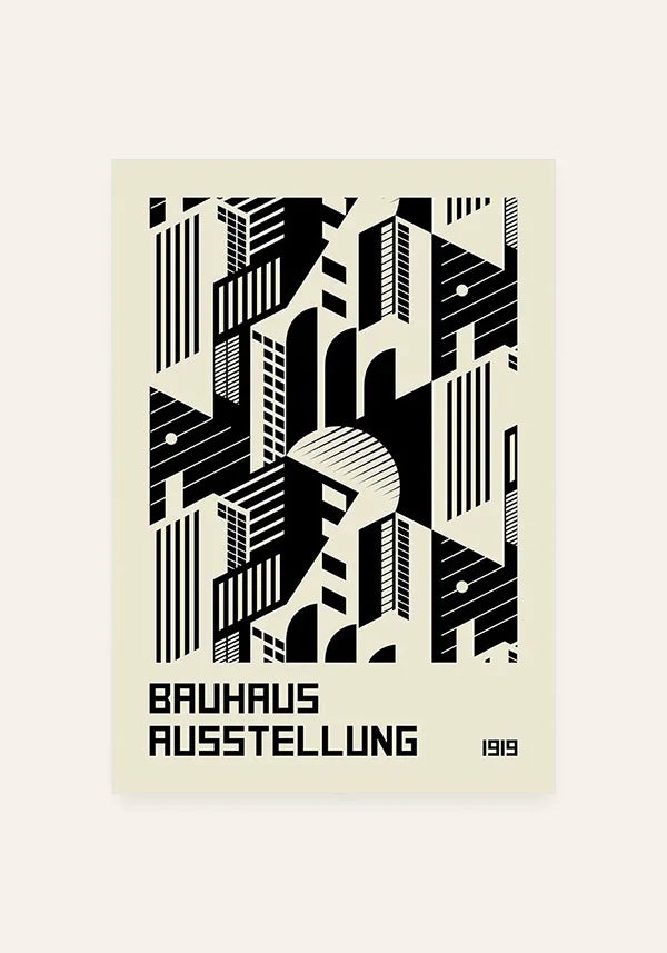 Quadro Bauhaus Ausstellung Vintage