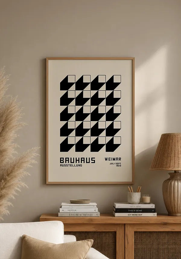 Quadro Bauhaus Coleção Formas e Sombras I