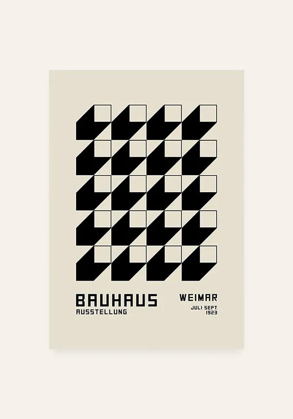 Quadro Bauhaus Coleção Formas e Sombras I